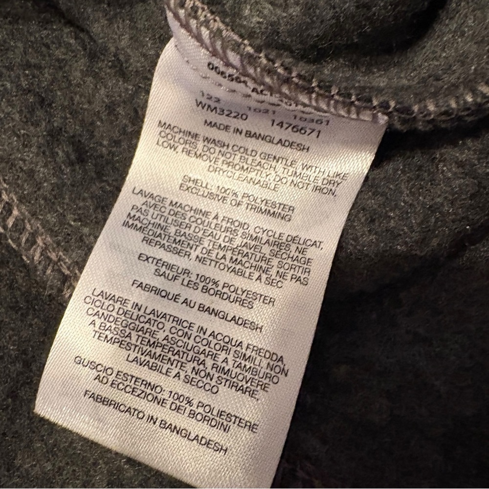 Columbia Gray Fleece Jacket NWOT Size XL - Picture 6 of 6